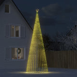 Vidaxxl LED-Weihnachtsbaum 1544 LEDs 500 cm warmweiß