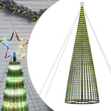 VidaXL Lichtkegel 1544 mehrfarbige LEDs 500 cm