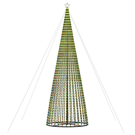Vidaxxl LED-Weihnachtsbaum 1544 LEDs bunt 500 cm