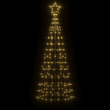 VidaXL LED-Weihnachtsbaum mit Spießen 220 LEDs warmweiß 180 cm