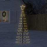 VidaXL LED-Weihnachtsbaum mit Spießen 220 LEDs warmweiß 180 cm