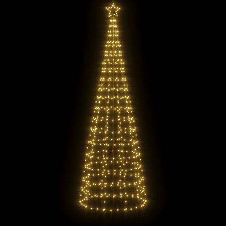 Vidaxxl LED-Weihnachtsbaum mit Spießen 570 LEDs warmweiß 300 cm