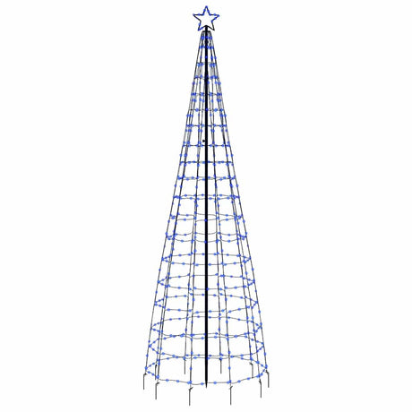 VidaXL Lichtkegel mit Erdspießen 570 blaue LEDs 300 cm