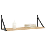 Vidaxl wandplanken 2 st sonoma eiken 80x25x25,5 cm bewerkt hout