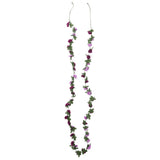 VidaXL Weihnachtsgirlanden mit Blumen 6 Stück 250 cm Frühling Hellviolett