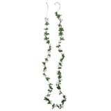 VidaXL Weihnachtsgirlanden mit Blumen 6 Stück 250 cm Frühlingsweiß