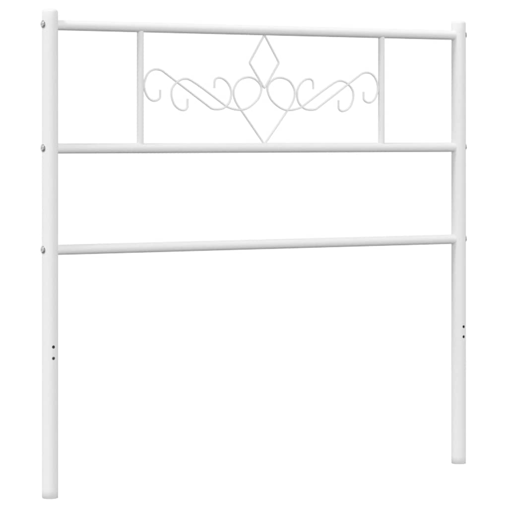 Vidaxl vervangend hoofdbord 100 cm metaal wit