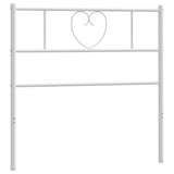 Vidaxl vervangend hoofdbord 75 cm metaal wit