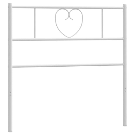 Vidaxl vervangend hoofdbord 75 cm metaal wit