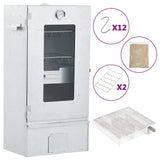 VidaXL BBQ Smoker mit Kaltrauchgenerator aus verzinktem Stahl