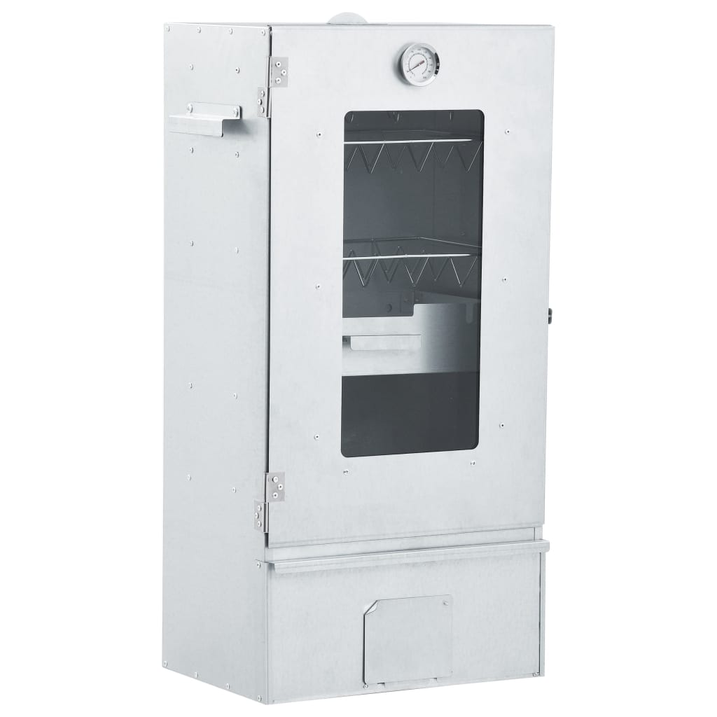 VidaXL BBQ Smoker mit Kaltrauchgenerator aus verzinktem Stahl