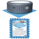 Bestway Schwimmbadbodenschoner 8 Stück blau 58220