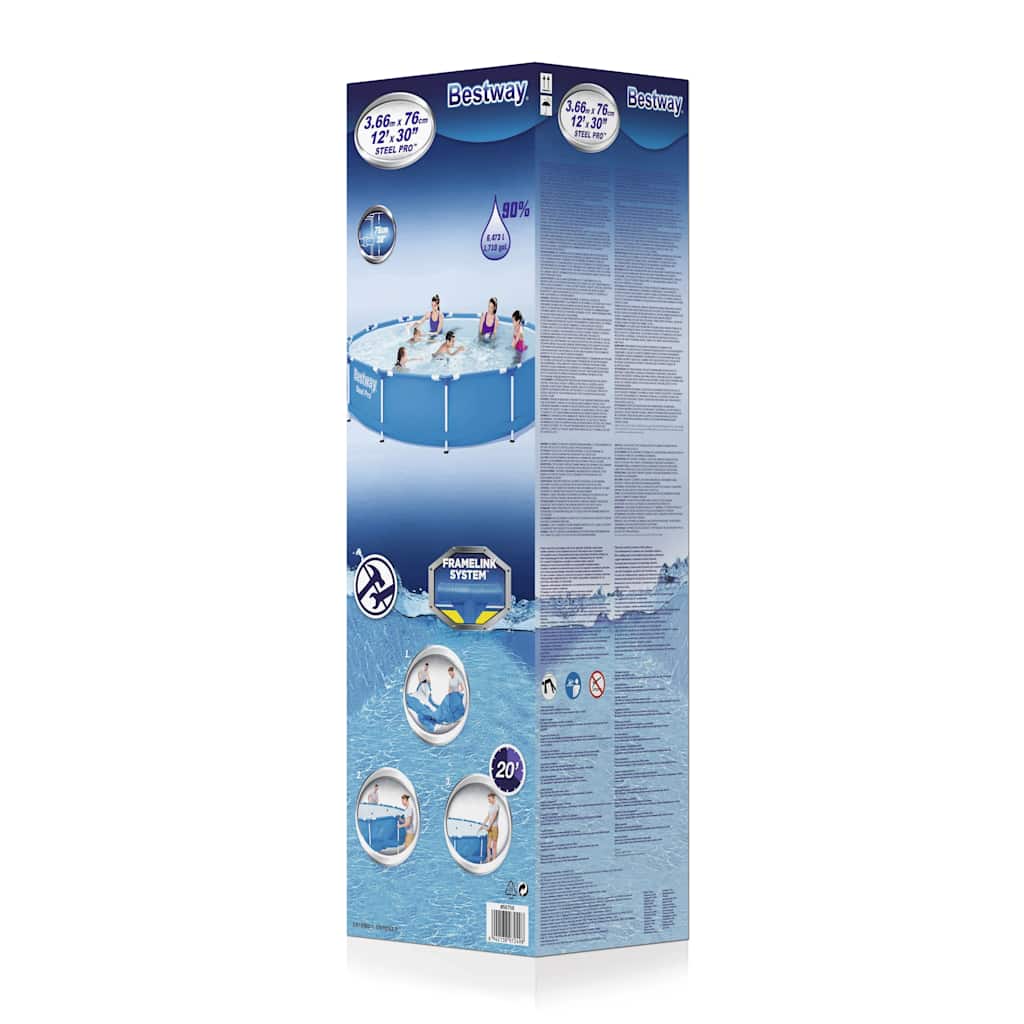 Bestway Steel Pro Frame Pool 366x76 cm