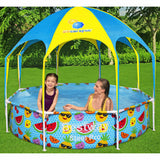 Bestway Steel Pro Kinderbecken UV-Schutz oberirdisch 244x51 cm