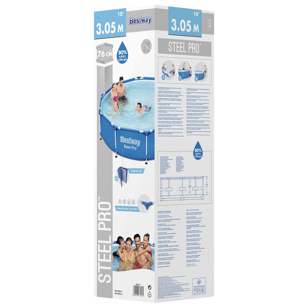 Bestway Schwimmbad Steel Pro 305x76 cm