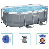 Bestway Power Swimmingpool oberirdisch oval 305x200x84 cm