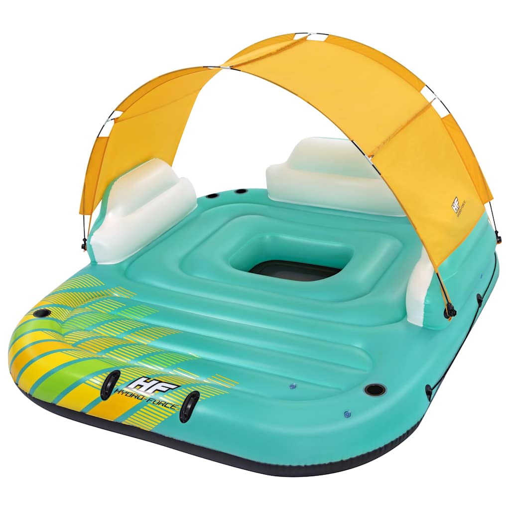 Bestway schwimmende Insel Sunny Lounge 5-Personen aufblasbar 291x265x83 cm