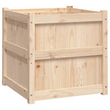 Vidaxx Pflanzgefäß 60x60x60 cm aus massivem Kiefernholz