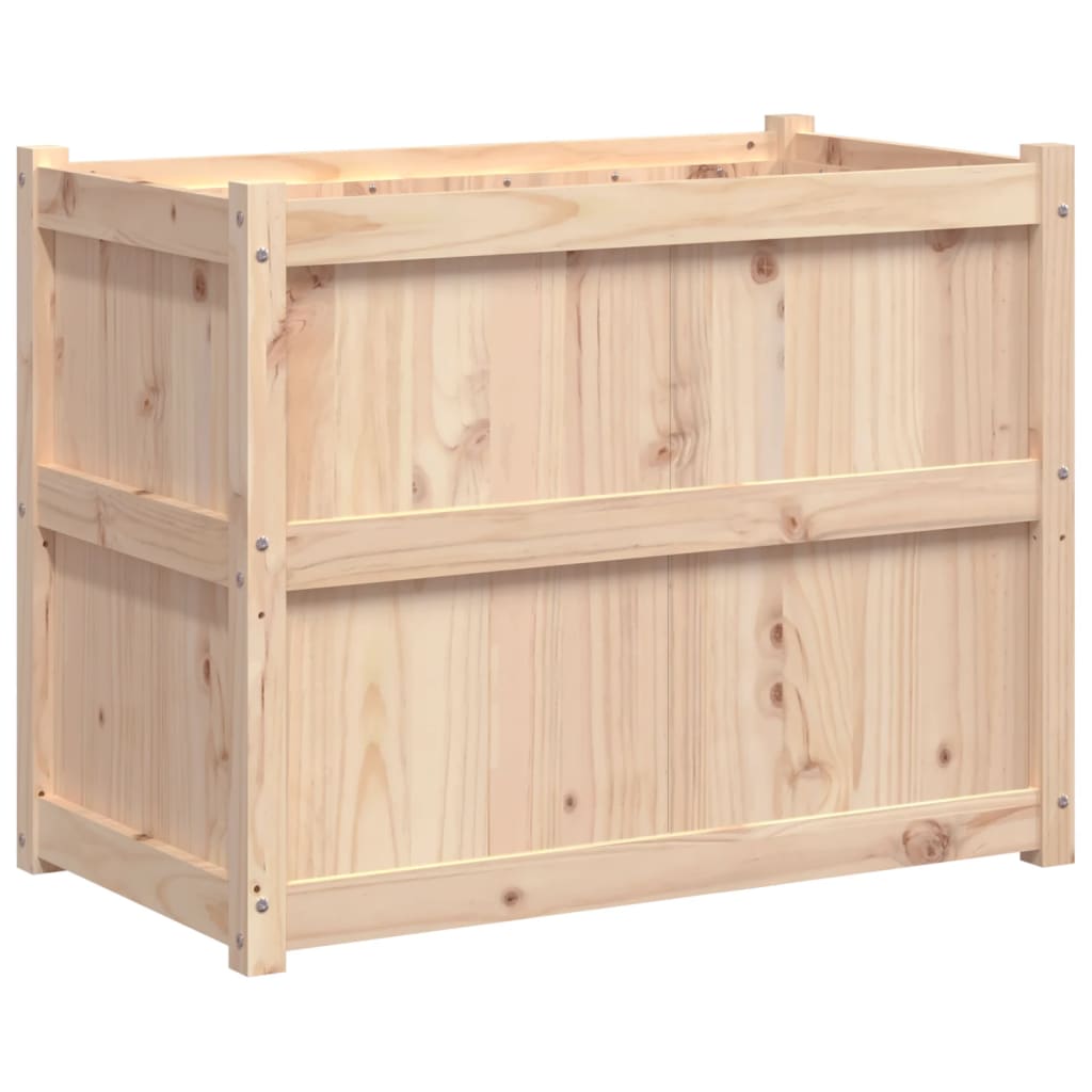 Vidaxx Pflanzgefäß 90x50x70 cm massives Kiefernholz