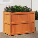 Vidaxx Pflanzgefäß 90x50x70 cm massives Kiefernholz, braun gewaschen