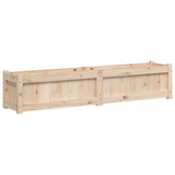 Vidaxx Pflanzgefäß 150x31x31 cm aus massivem Kiefernholz