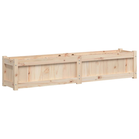 Vidaxx Pflanzgefäß 150x31x31 cm aus massivem Kiefernholz