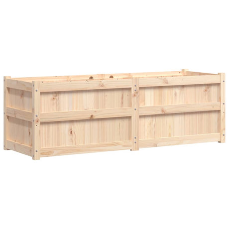 Vidaxx Pflanzgefäß 150x50x50 cm aus massivem Kiefernholz