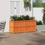 Vidaxx Pflanzgefäß 150x50x70 cm massives Kiefernholz, braun gewaschen