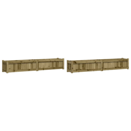 Vidaxl Pflanzgefäße 2 cm imprägniertes Holz