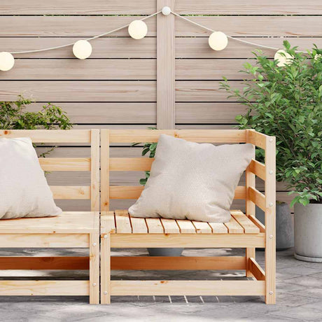 Vidaxl tuinhoekbank 70x70x67 cm massief grenenhout