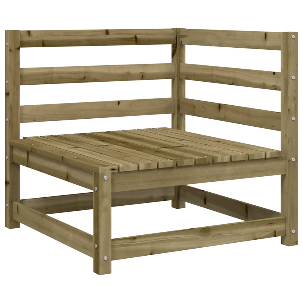 Vidaxl tuinhoekbank 70x70x67 cm geïmpregneerd grenenhout