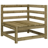 Vidaxl tuinhoekbank 70x70x67 cm geïmpregneerd grenenhout