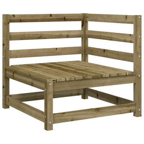 Vidaxl tuinhoekbank 70x70x67 cm geïmpregneerd grenenhout