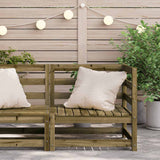 Vidaxl tuinhoekbank 70x70x67 cm geïmpregneerd grenenhout