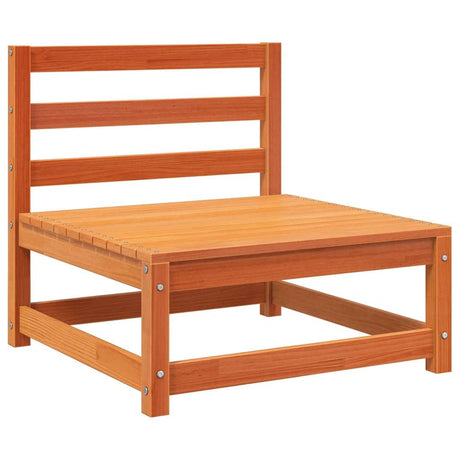 Vidaxl tuinbank zonder armleuningen 70x70x67 cm grenenhout wasbruin
