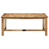VidaXL Esstisch 180x90x75 cm massives Mangoholz