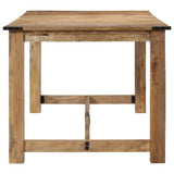 VidaXL Esstisch 180x90x75 cm massives Mangoholz
