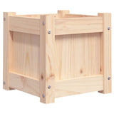 Vidaxx Pflanzgefäß 31x31x31 cm aus massivem Kiefernholz