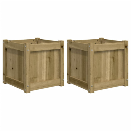 Vidaxl Pflanzgefäße 2 cm imprägniertes Holz