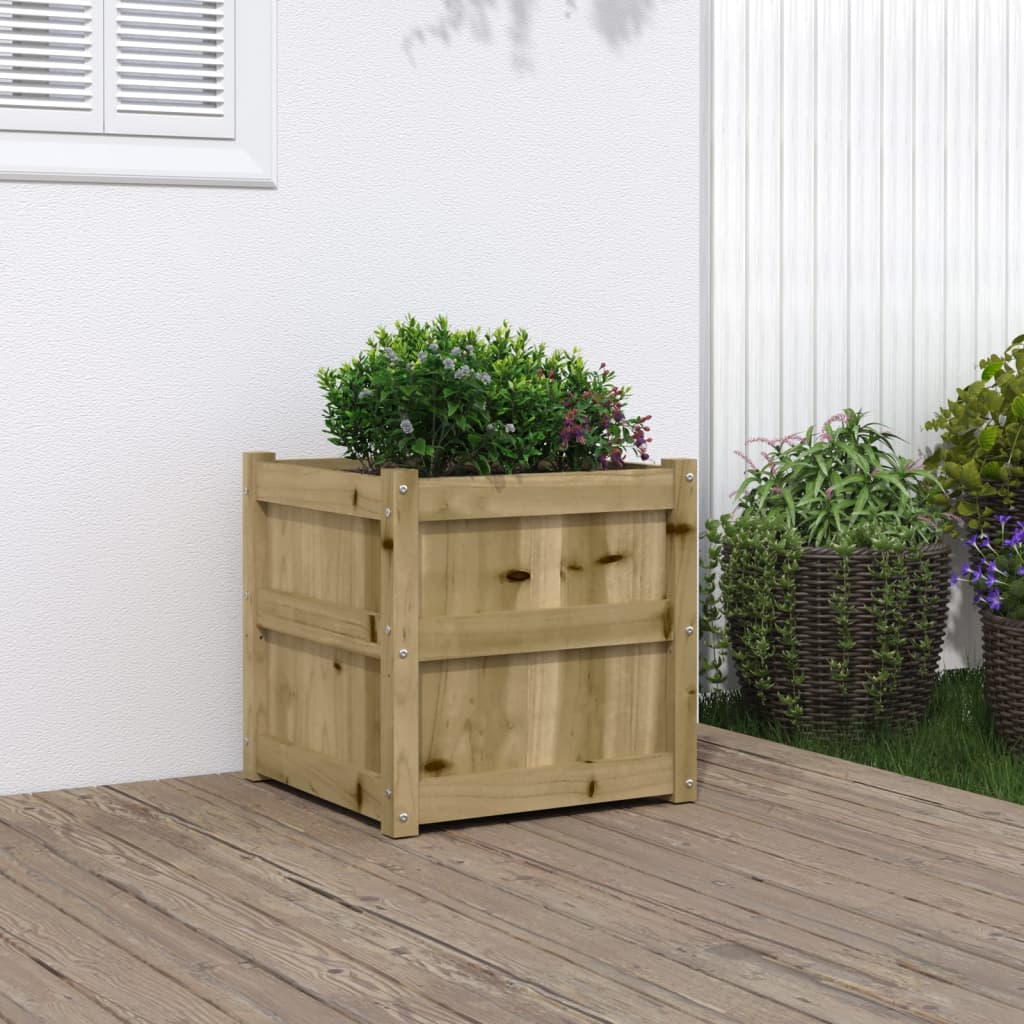 Vidaxx Pflanzgefäß 50x50x50 cm aus imprägniertem Kiefernholz