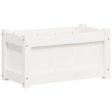 Vidaxx Pflanzgefäß 60x31x31 cm massives Kiefernholz weiß