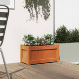 Vidaxx Pflanzgefäß 60x31x31 cm massives Kiefernholz, braun gewaschen