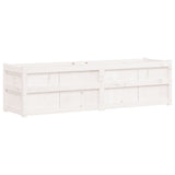 Vidaxx Pflanzgefäß 180x50x50 cm massives Kiefernholz weiß