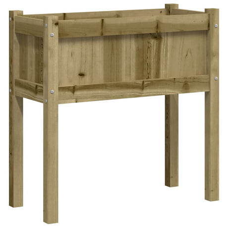 Vidaxx Pflanzgefäß mit Beinen 70x31x70 cm aus imprägniertem Kiefernholz