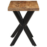 Vidaxl eettafel 110x55x75 cm massief mangohout