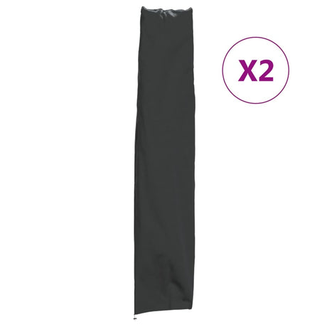 Vidaxl parasolhoezen 2 st 136x25 23,5 cm 420d oxford stof