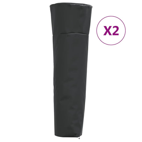 Vidaxl heaterhoezen piramidevormig 2 st 86x47x241 cm 420d oxford stof