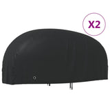 VidaXL Motorradabdeckungen 2 Stück 220x95x110 cm 210D Oxford-Stoff