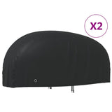 VidaXL Motorradabdeckungen 2 Stück 230x95x125 cm 210D Oxford-Stoff