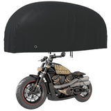 VidaXL Motorradabdeckungen 2 Stück 245x105x125 cm 210D Oxford-Stoff
